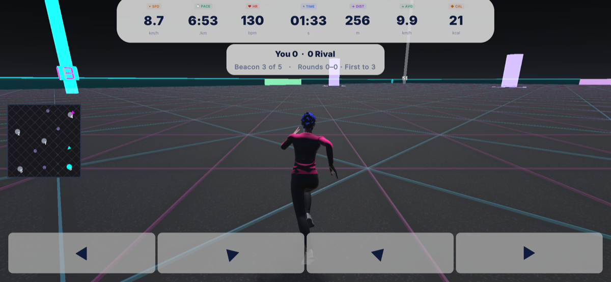 TreadGame Arena game on iPhone